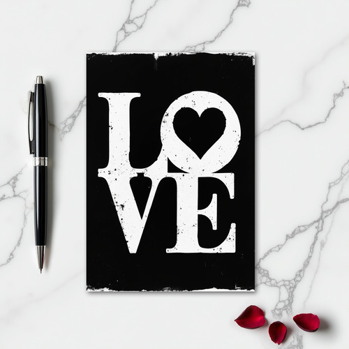 Love Heart Vintage Style Card