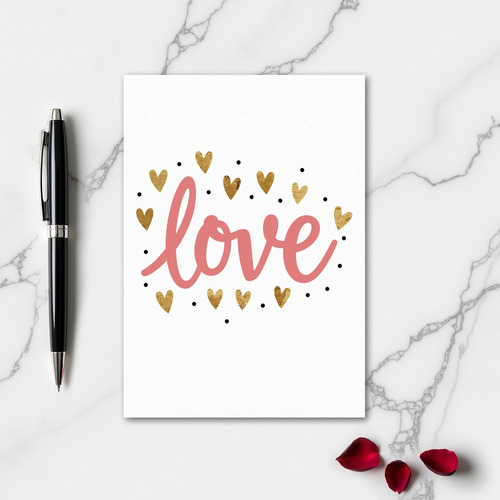 Love Hearts Simple Card