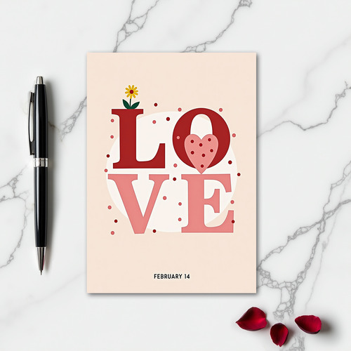 Love Illustration Card