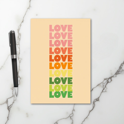 Love In Every Color Card