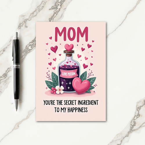 Love Potion Mom Heartfelt Card