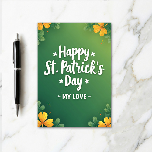 Love St Patricks Day Card