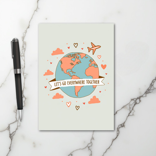 Love Travel Adventure Together Card
