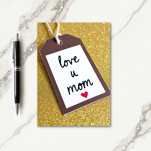 Love U Mom Greeting Card