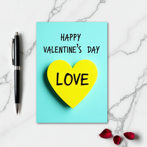 Love Valentines Day Heartfelt Card