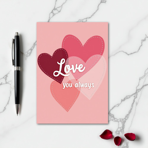 Love You Always Heartfelt Card