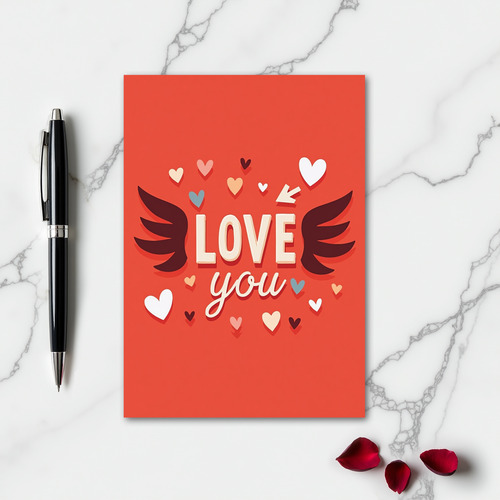 Love You Angel Card