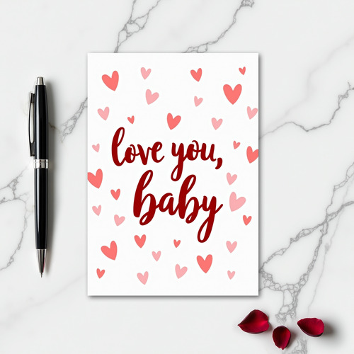 Love You Baby Heartfelt Card