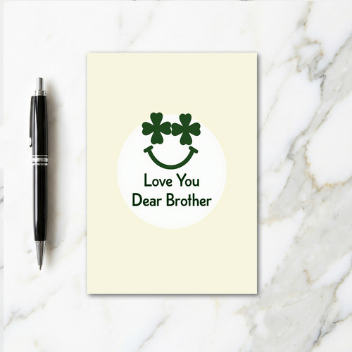 Love You Brother Simple Card