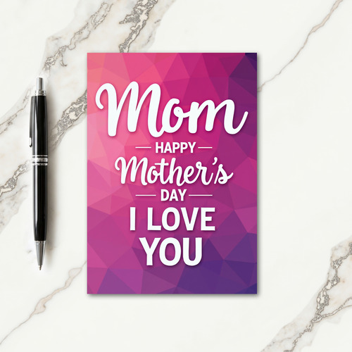 Love You Celebration Message Card