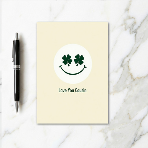 Love You Cousin Smile Card