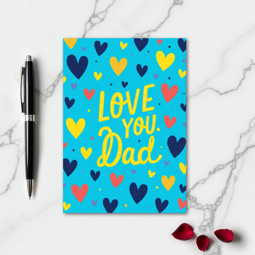 Love You Dad Awesome Card