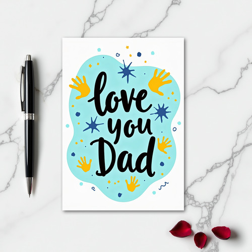 Love You Dad Best Greeting Card