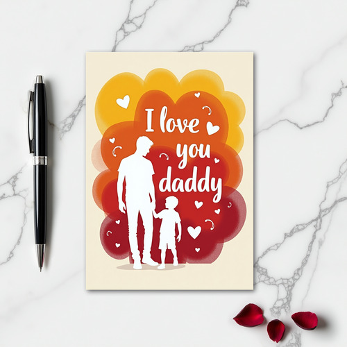Love You Daddy Keepsake Card