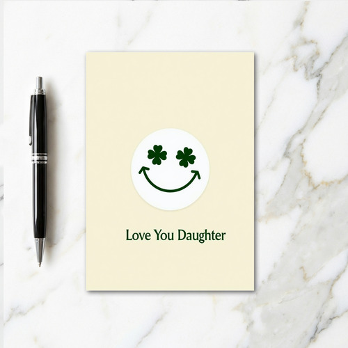 Love You Daughter Simple Card