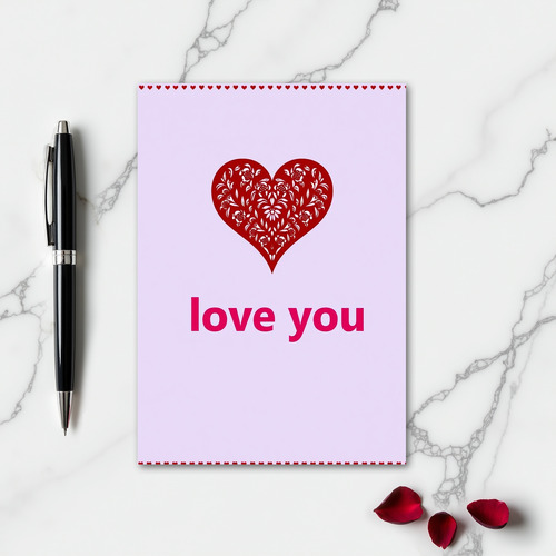 Love You For Partner Card