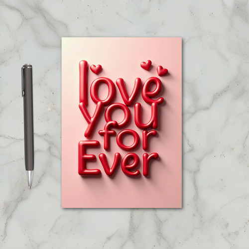 Love You Forever Romantic Card