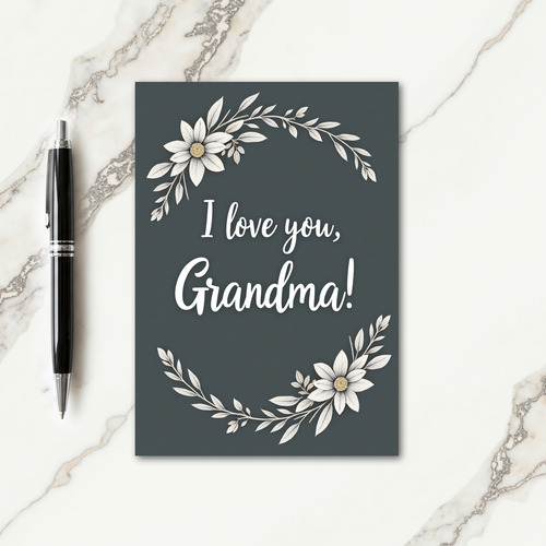 Love You Grandma Heartfelt Card