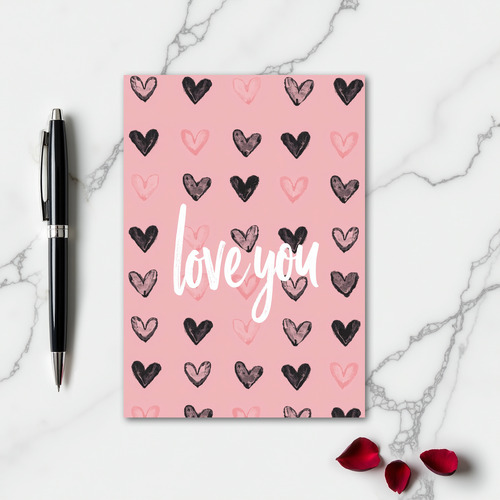 Love You Hearts Sweet Card