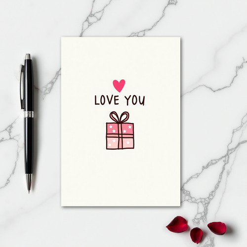 Love You Minimalist Card