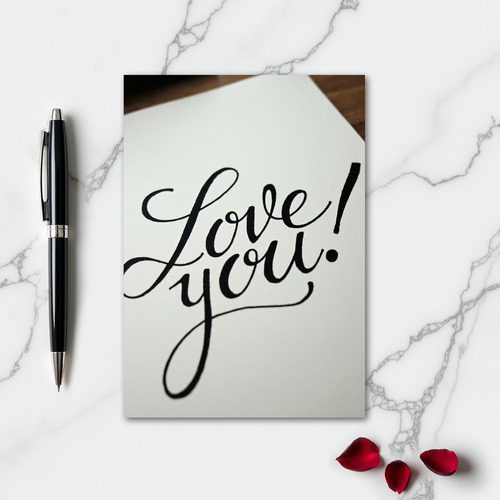 Love You Modern Art Card