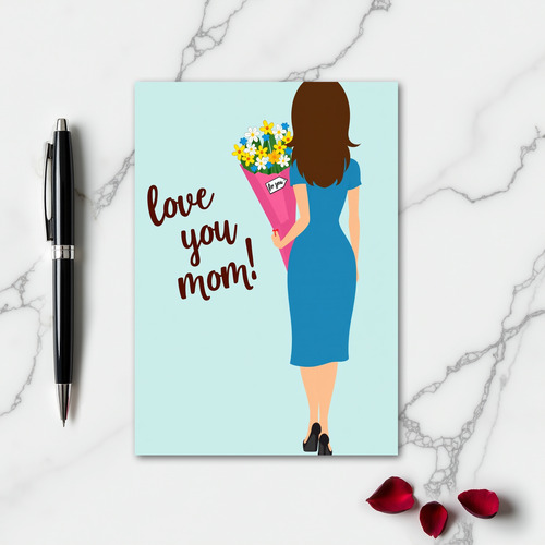 Love You Mom Flowers Gift Card