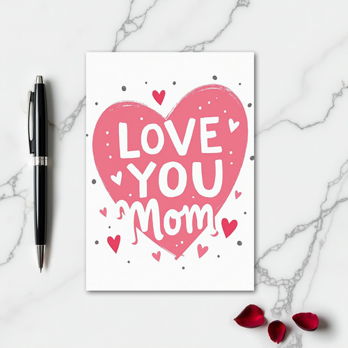 Love You Mom Heartfelt Card