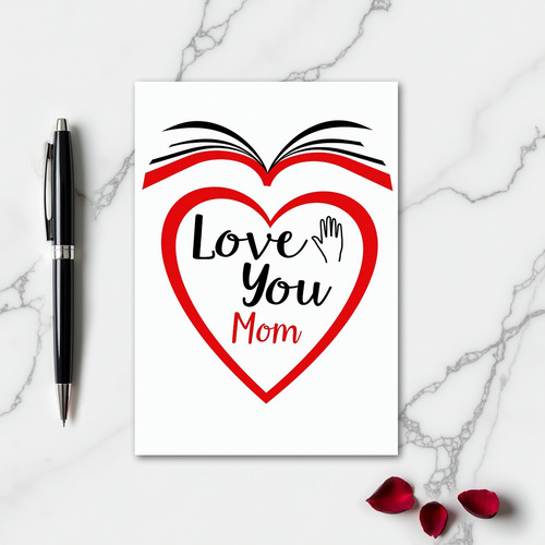 Love You Mom Heartfelt Story Card