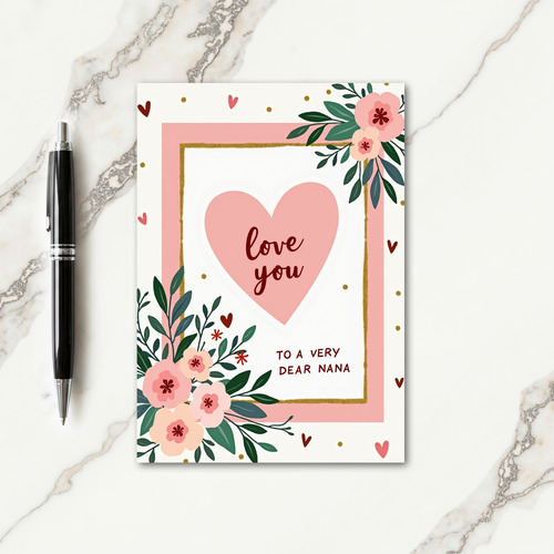 Love You Mothers Day Frame Card