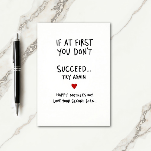 Love You Mothers Day Phrase Card