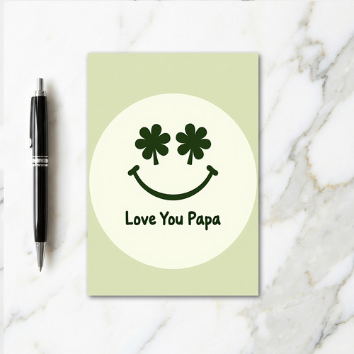 Love You Papa Simple Card