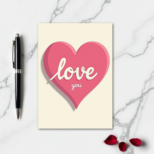 Love You Partner Card