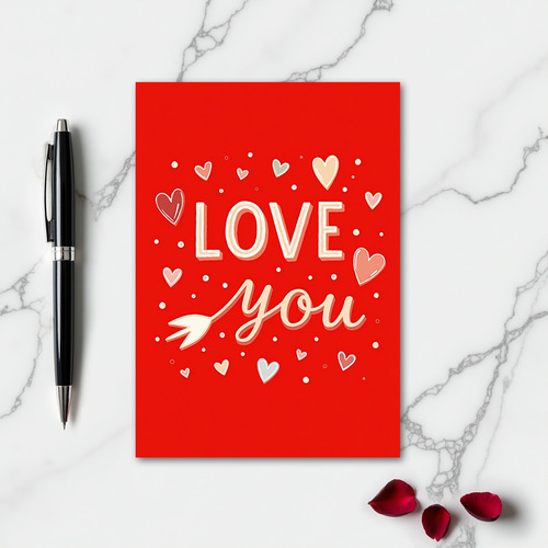 Love You Simple Sweet Card