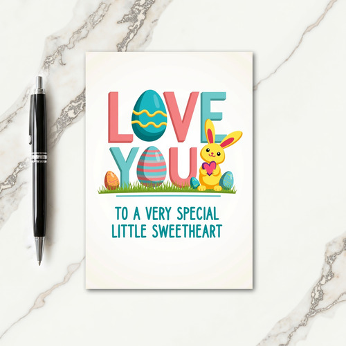 Love You Sweetheart Special Card