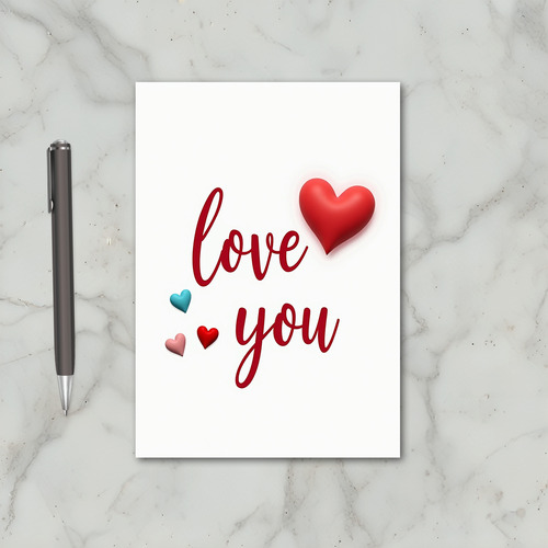 Love You Valentines Day Card