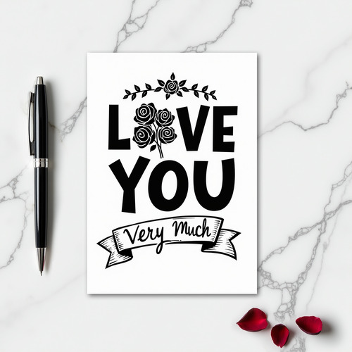 Love You Very Much Card