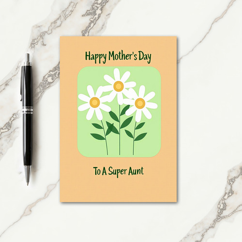 Lovely Aunt Springtime Card