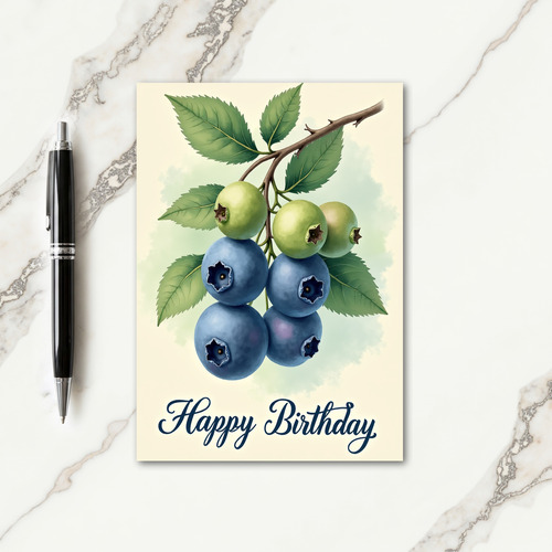Lovely Berry Birthday Card