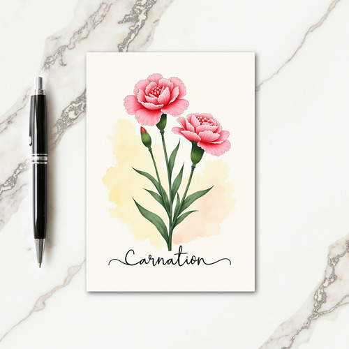 Lovely Birthday Rose Bud Card