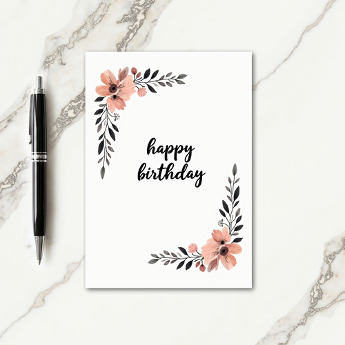 Lovely Birthday Watercolor Card