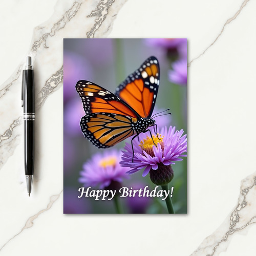 Lovely Birthday Winged Card