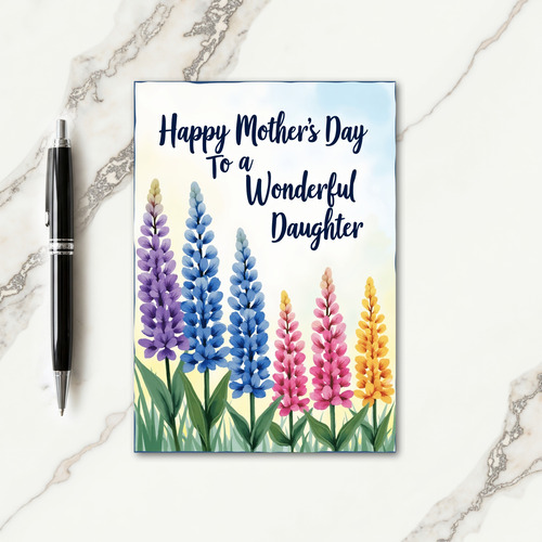 Lovely Blooms Mothers Day Card