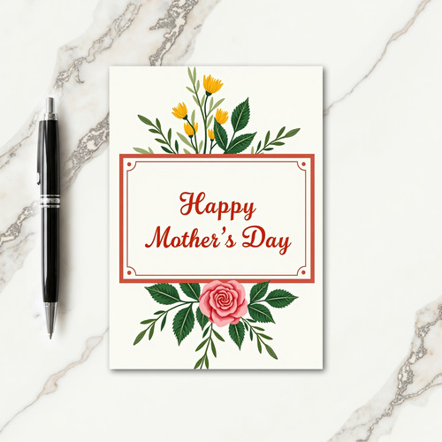 Lovely Blossoms Mothers Day Card