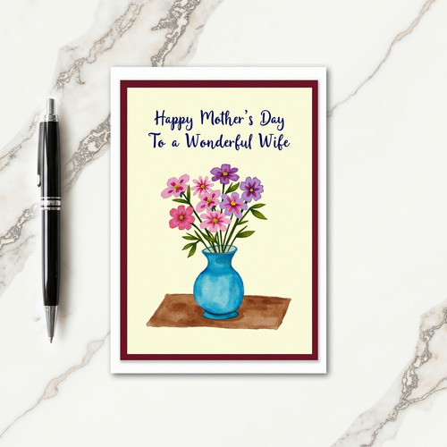 Lovely Bouquet Mother Card