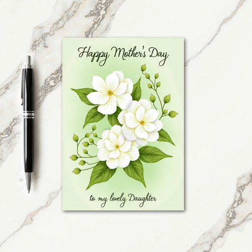 Lovely Daughter Mothers Card