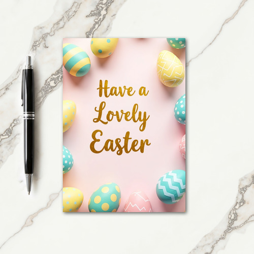 Lovely Easter Wishes Card