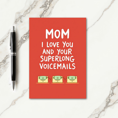 Lovely Family Phone Art Card