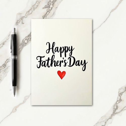 Lovely Fathers Day Art Card