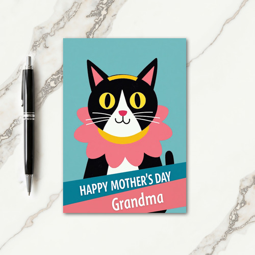 Lovely Feline Mothers Day Card