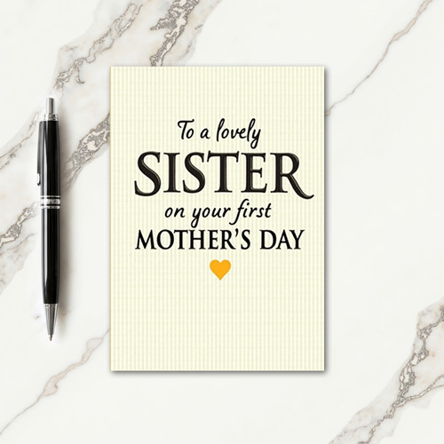 Lovely First Mothers Day Card
